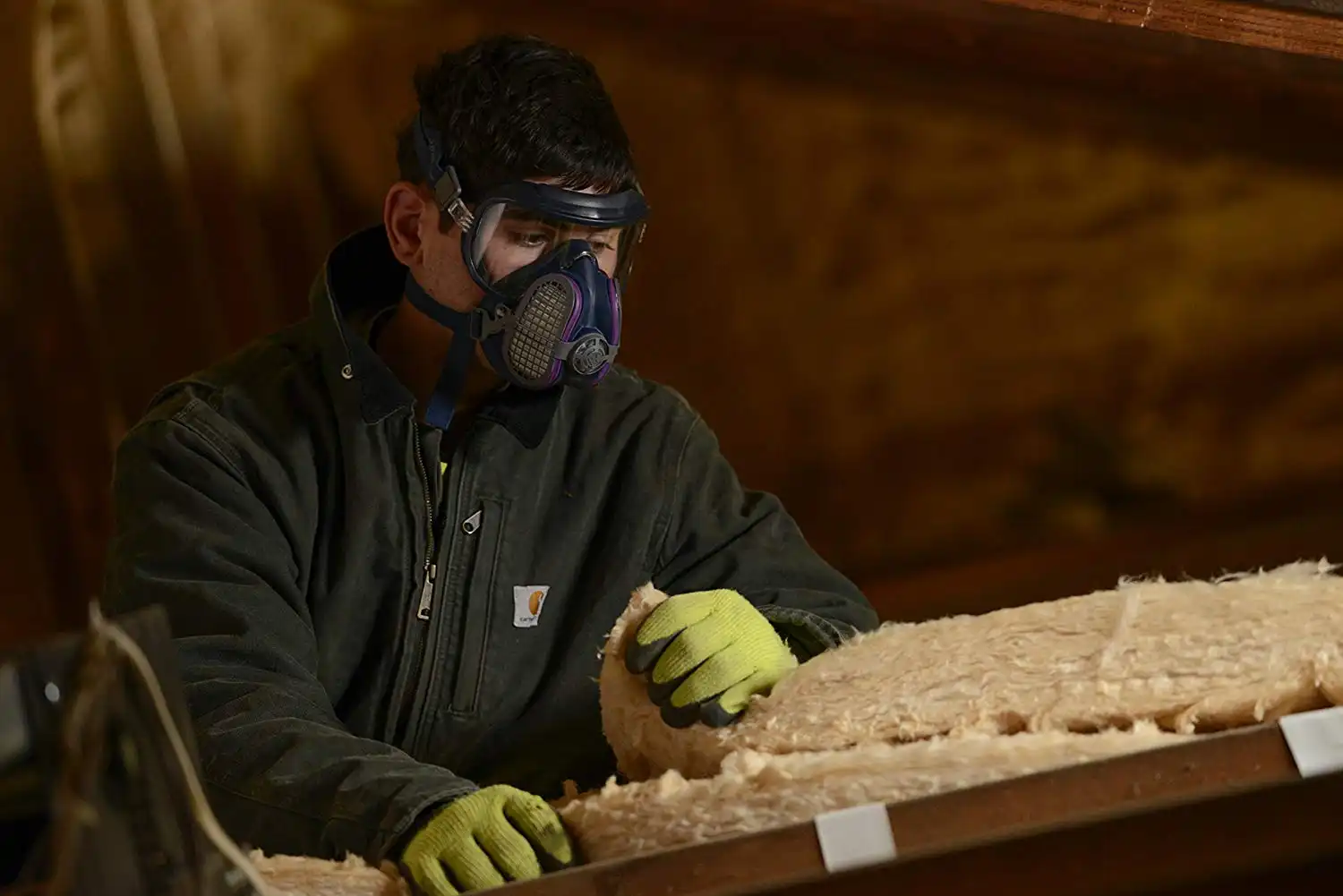 Maschera Integrale P3 per Respirazione Facciale con Occhiali di Sicurezza Filtri