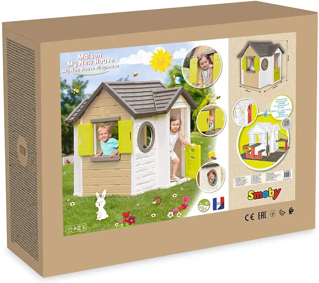 Smoby Casa Casetta Per Bambini My New House Gioco Bambini 120x115x135 cm