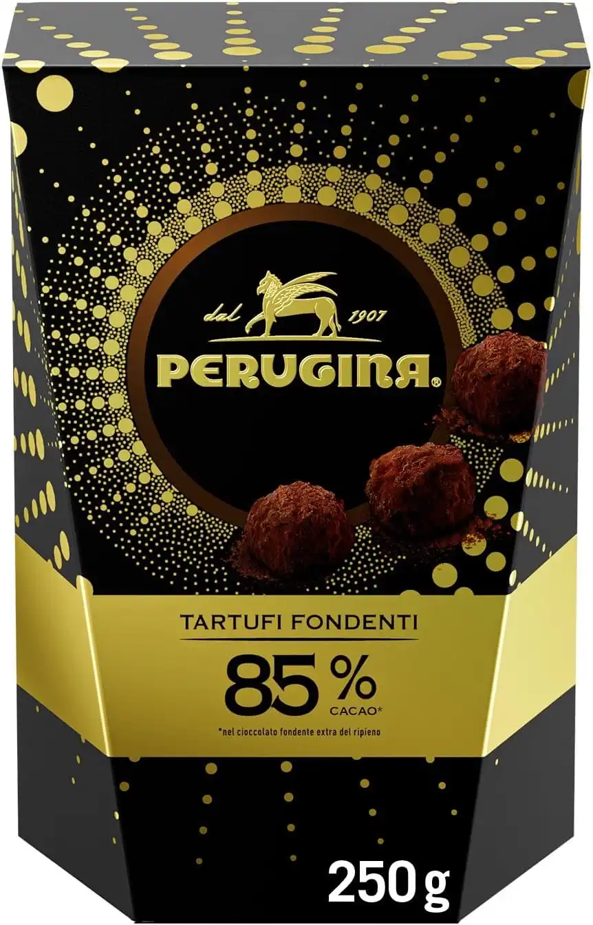 Perugina Tartufi Fondente 85% Cioccolatini fondenti Astuccio 250g