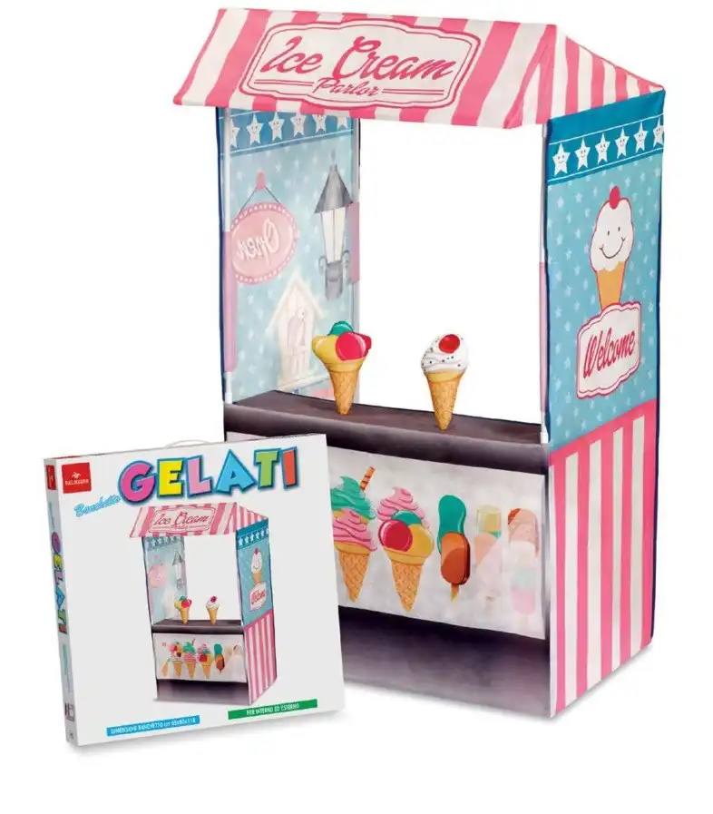 Tenda da Gioco per Bambini Banchetto Gelato Gelateria Gelati Interno ed Esterno
