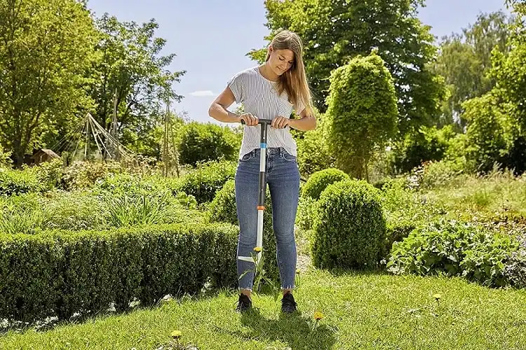 Gardena Estrattore Per Erbacce Estirpatore Piante con Comodo Poggiapiedi