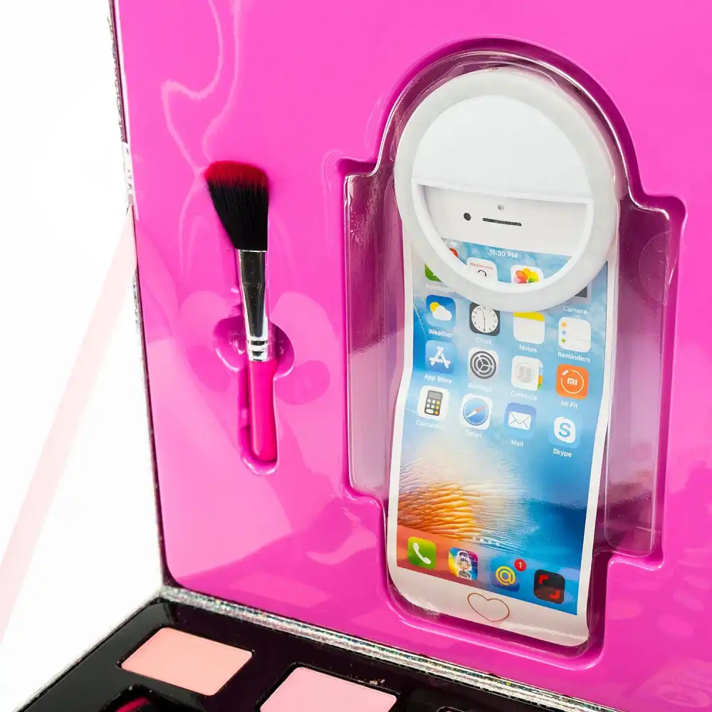 Influencer Selfie Ring Case Valigetta Make Up & Unghie Scintillante Età 6+