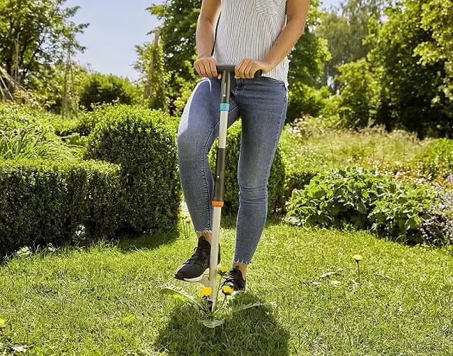 Gardena Estrattore Per Erbacce Estirpatore Piante con Comodo Poggiapiedi