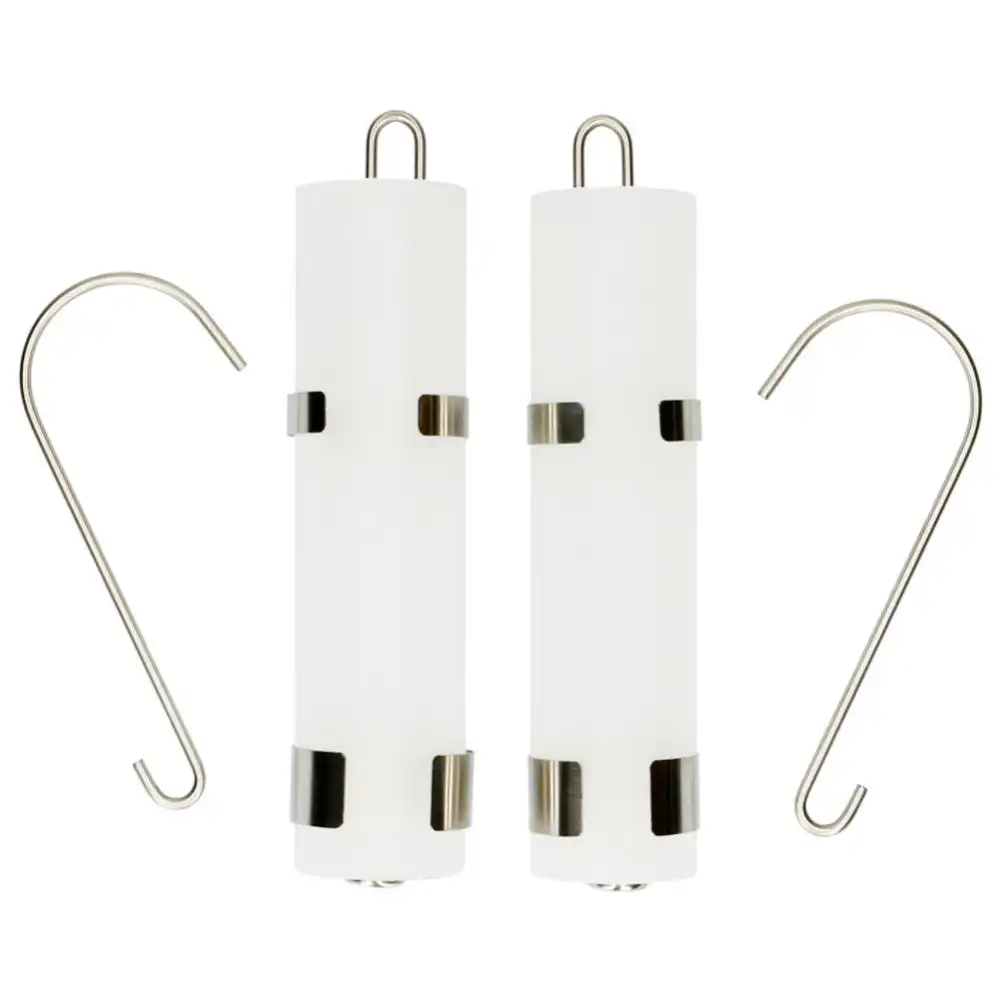 Evaporatore Umidificatore per Termosifone in Acciaio e Vetro Set 2 Evaporatori