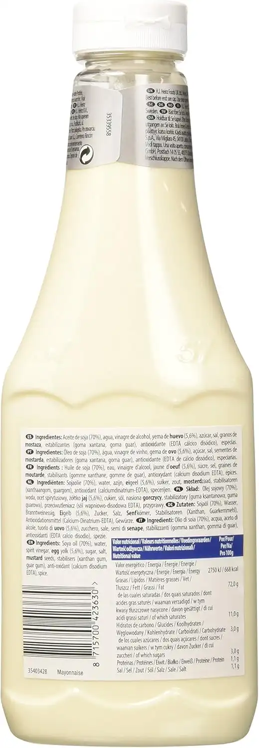 Salsa Heinz Maionese Confezione da 6x875 ml