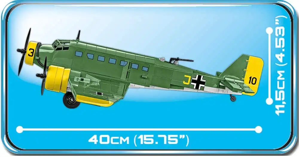 Blocchi di Costruzione Colore Verde Giallo 548pz HC WWII/5710/JUNKERS
