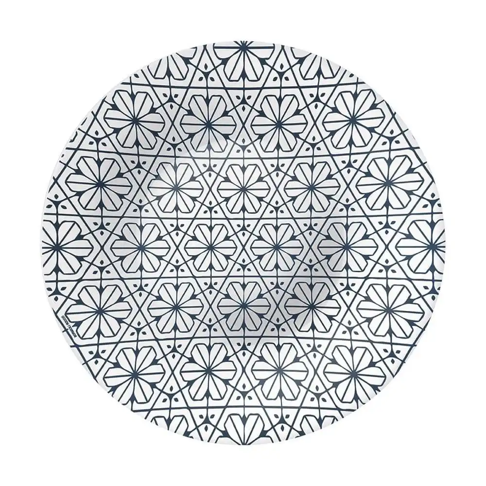 Servizio Piatti Da Tavola In Arcopal Pz 18 Maiolica Blue Bormioli Rocco