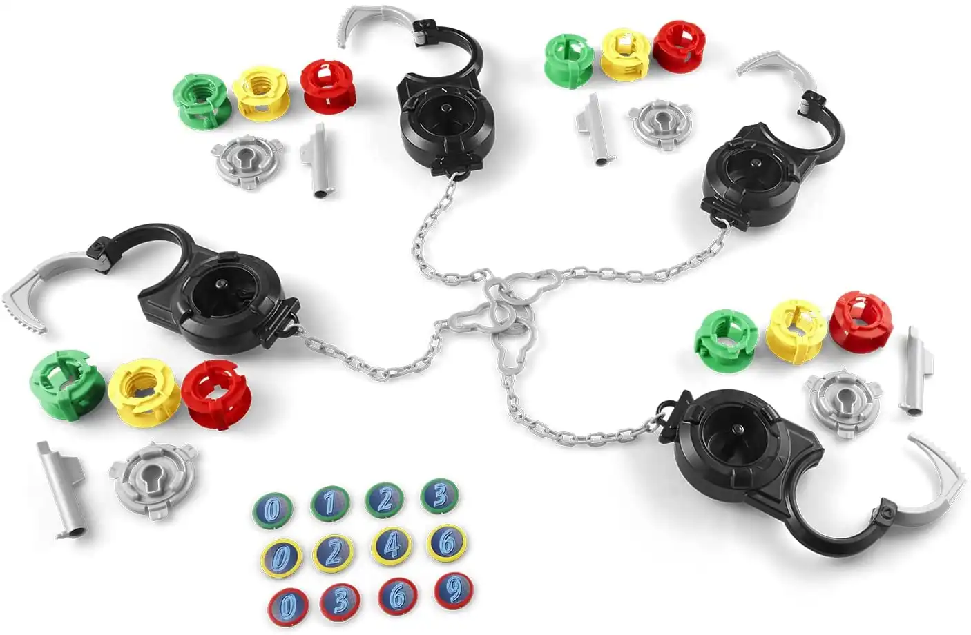 Rocco Giocattoli Gioco di Societa' Manette Matte da 2 a 4 Giocatori Eta' 6+