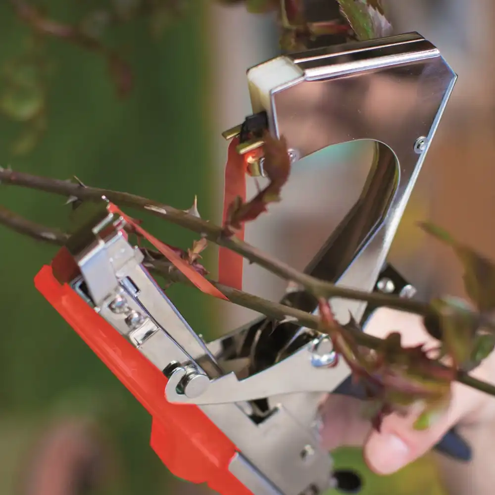 Pinza Nastro Legatrice Manuale Strumento Vigneto con Nastro e Graffe