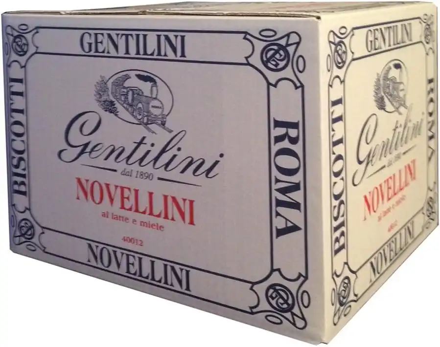 14 Confezioni di Biscotti Gentilini Novellini al Latte e Miele da 250gr