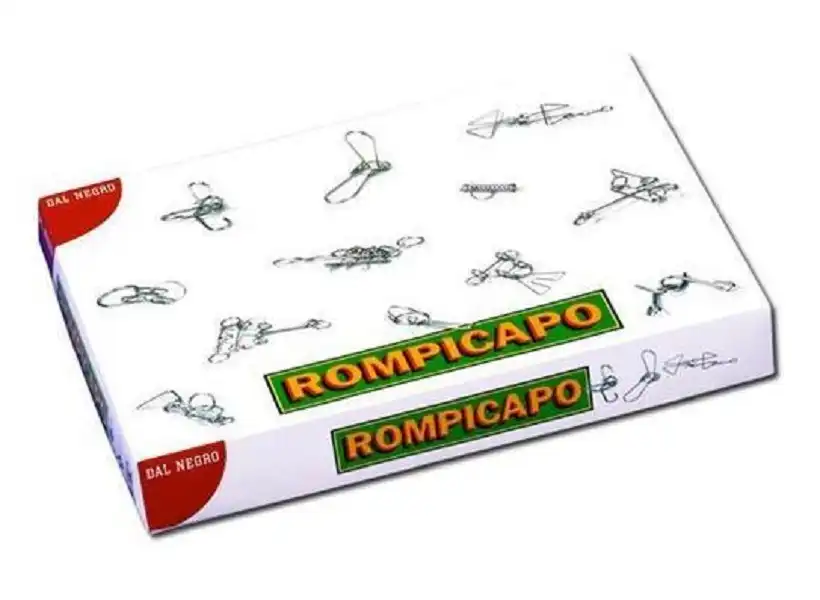 Rompicapo Gioco Di Abilita' Gioco Educativo Con 12 Rompicapi Metallici