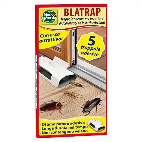 Trappola con Esca Attrattiva per Blatte Scarafaggi Insetti per Casa Ufficio