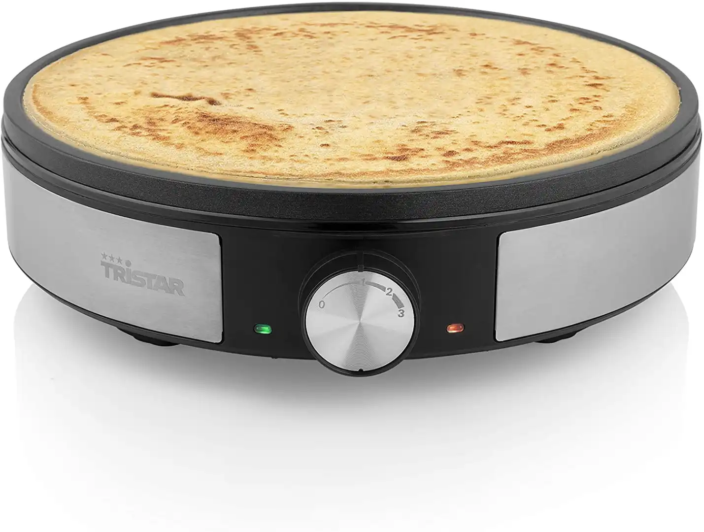 Crepe Maker Tristar Crepiera 30cm in Acciaio Inox 1200W Pancake e Frittelle