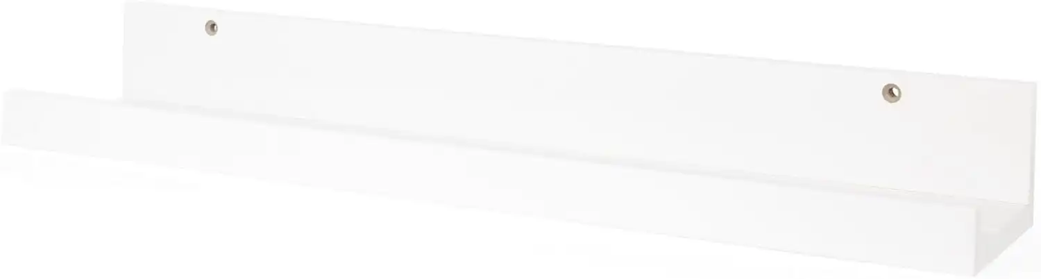 Ikea Mensola per Quadri Mosslanda Fibra di Legno/Lamina Bianco 55 x 12 x 8 cm