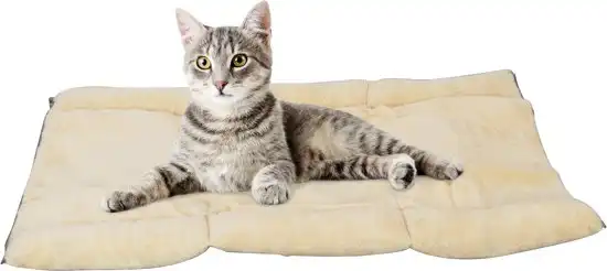 Letto Lettino Cuccia Tunnel Calorifero per Gatto con Cerniera Zip 90x56cm