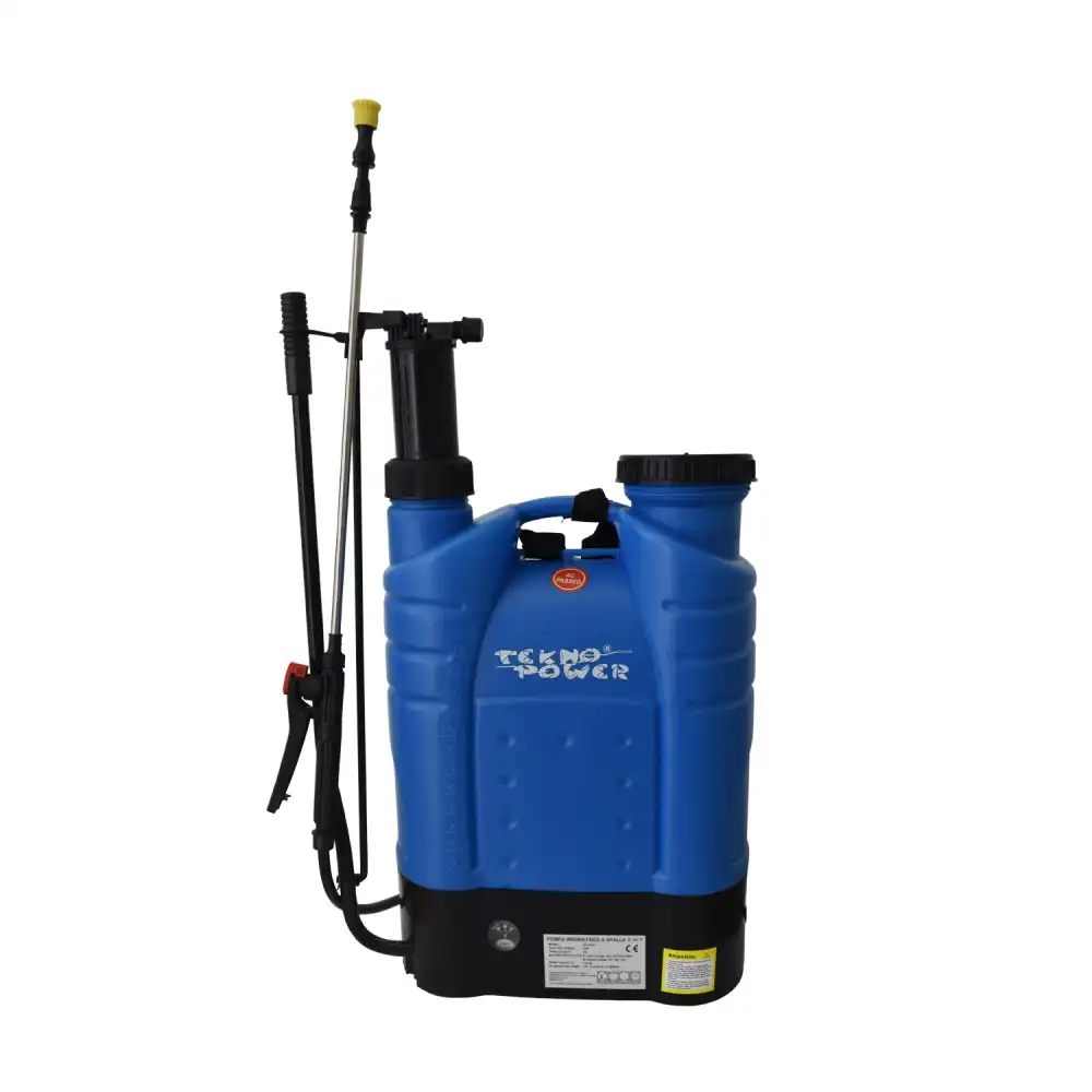Pompa Irroratrice 2 in 1 Diserbante a Spalla a Batteria e Manuale 16Ah 16Lt
