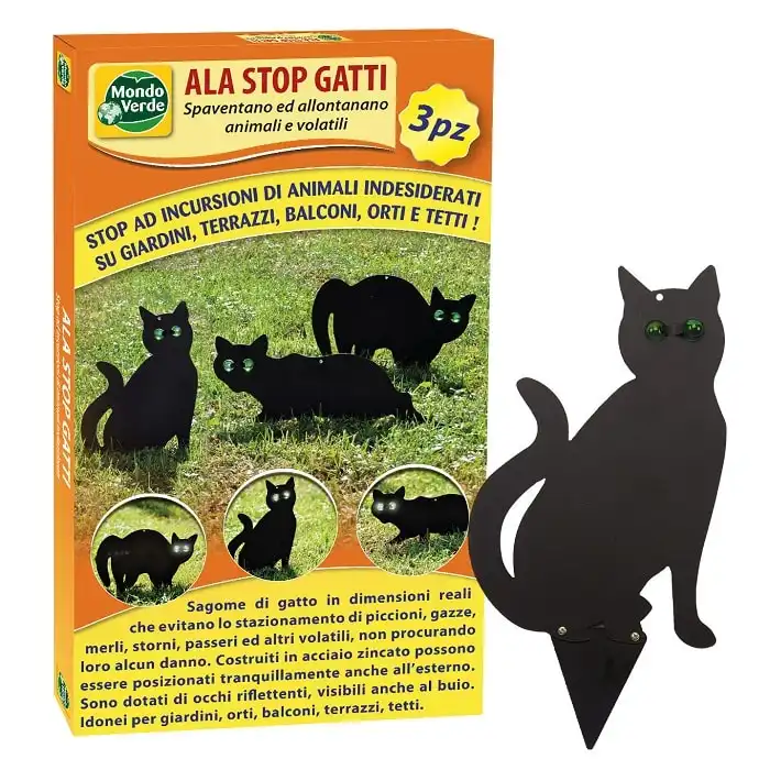Ala Stop Gatti 3PZ Spaventapasseri Piccioni Gazze Merli Storni Ed Altri Volatili