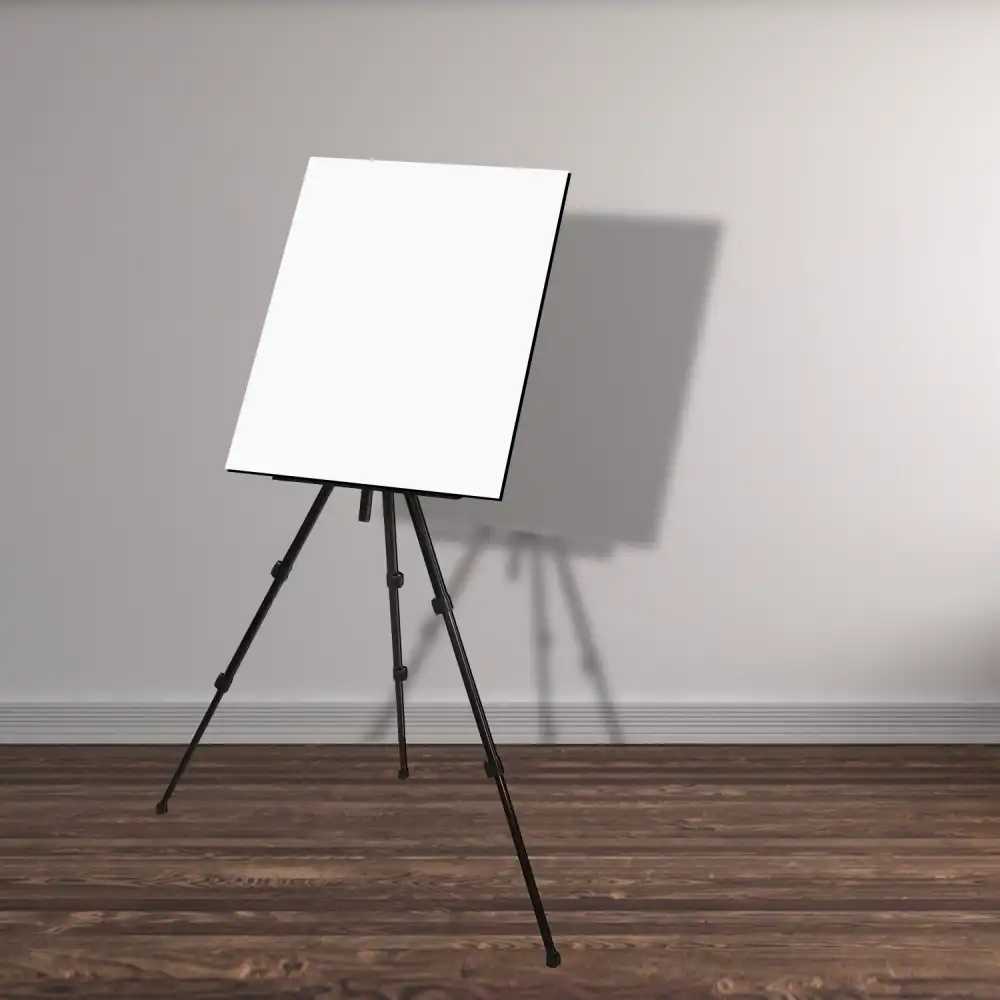 Cavalletto Treppiedi Supporto in Alluminio per Quadro Pittura Pittore Pieghevole