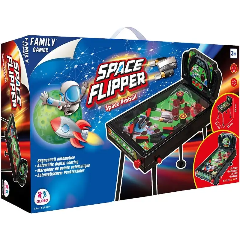 Gioco Space Flipper Per Bambini Con Gambe Luci e Suoni Segnapunti Automatico