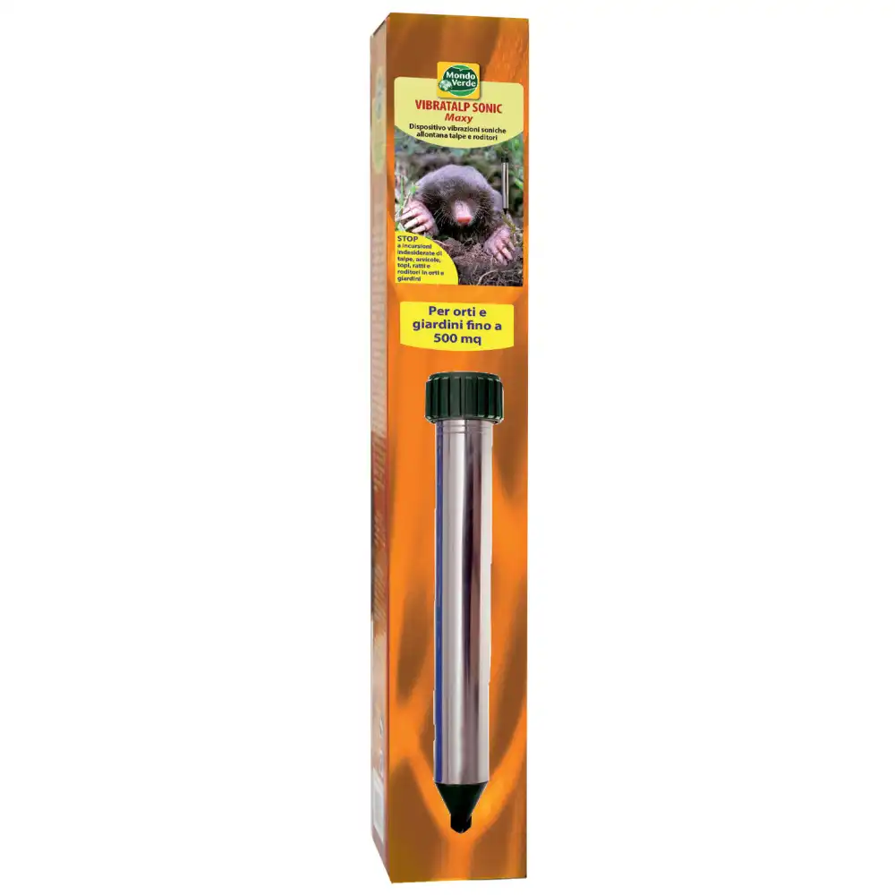 Repellente Scaccia talpe Topi Ad Ultrasuoni Vibratalp Sonic Maxy 500mq