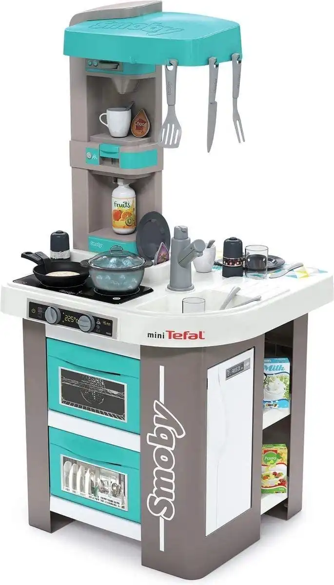 Tefal Studio Bubble Azzurra Cucina Giocattolo per Bambini con Accessori Anni 3+