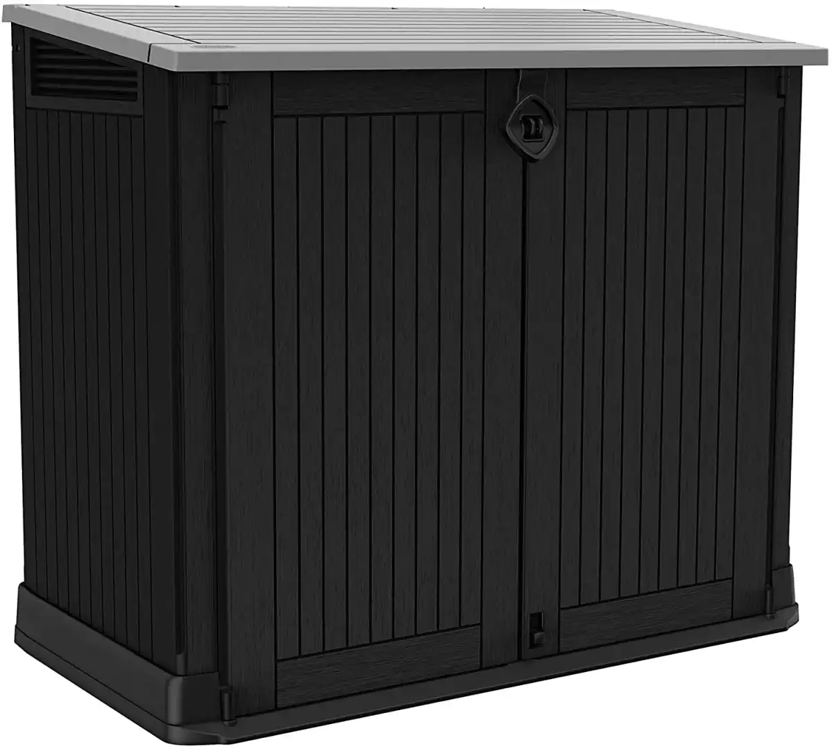 Porta attrezzi da Esterno Store it out Midi Nero 132x71,5x113,5cm portattrezzi