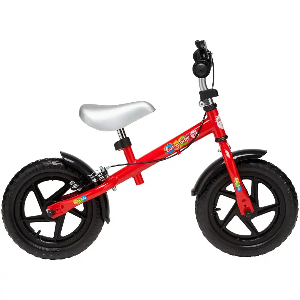 Bici Bicicletta in Metallo Senza Pedali Con Freno Posteriore Baby Bike Anni 3+