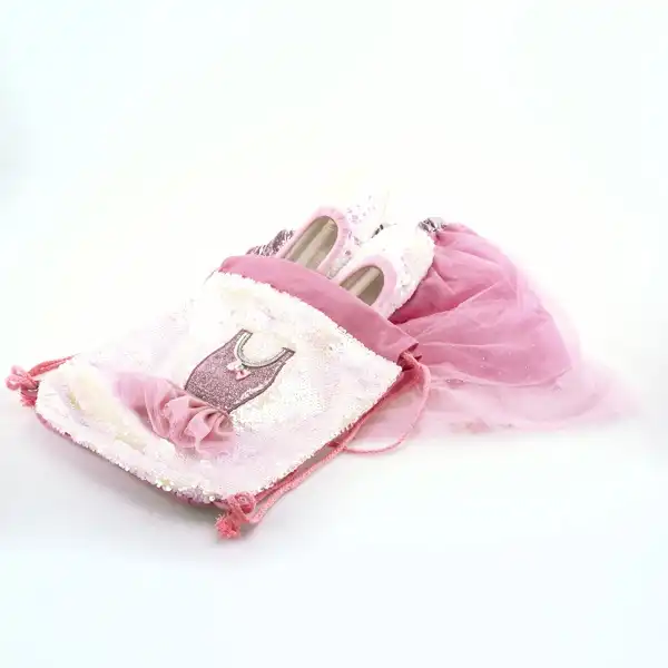 Girabrilla Ballerina Dance Set Bambine Set Danza Tutu' Gonna Scarpette e Sacca
