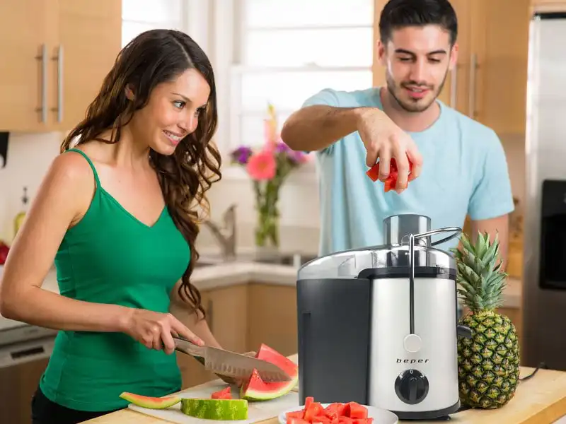 Centrifuga Di Frutta Succo Verdura In Acciaio Spremiagrumi 500W