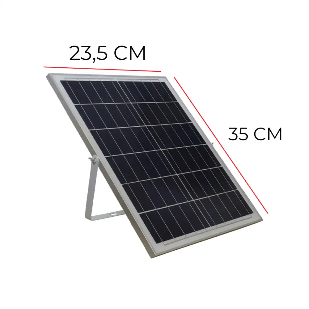 Faro Led 200W Con Pannello Solare Crepuscolare + Telecomando IP67 200 W