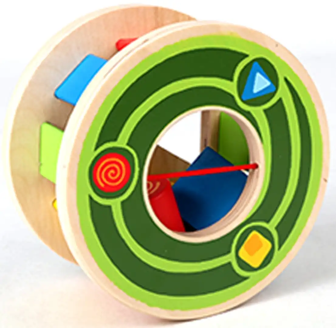 Lumaca Lumachina in Legno Tira e Seleziona Forme Formine Gioco Bambini