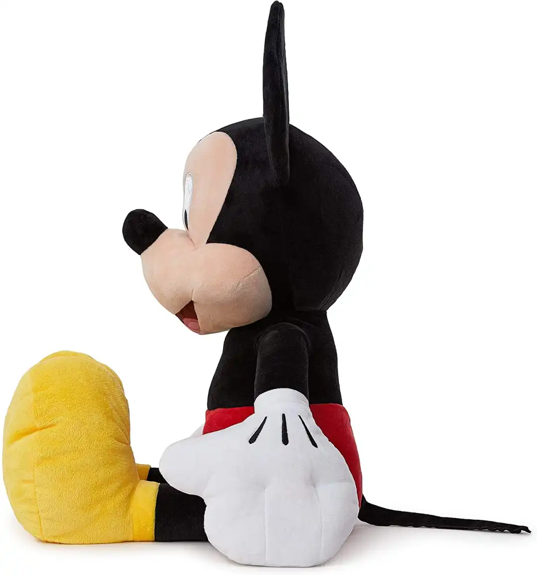Disney Topolino Jumbo cm 120 Peluche Mickey Mouse Morbido e Peloso Bambini