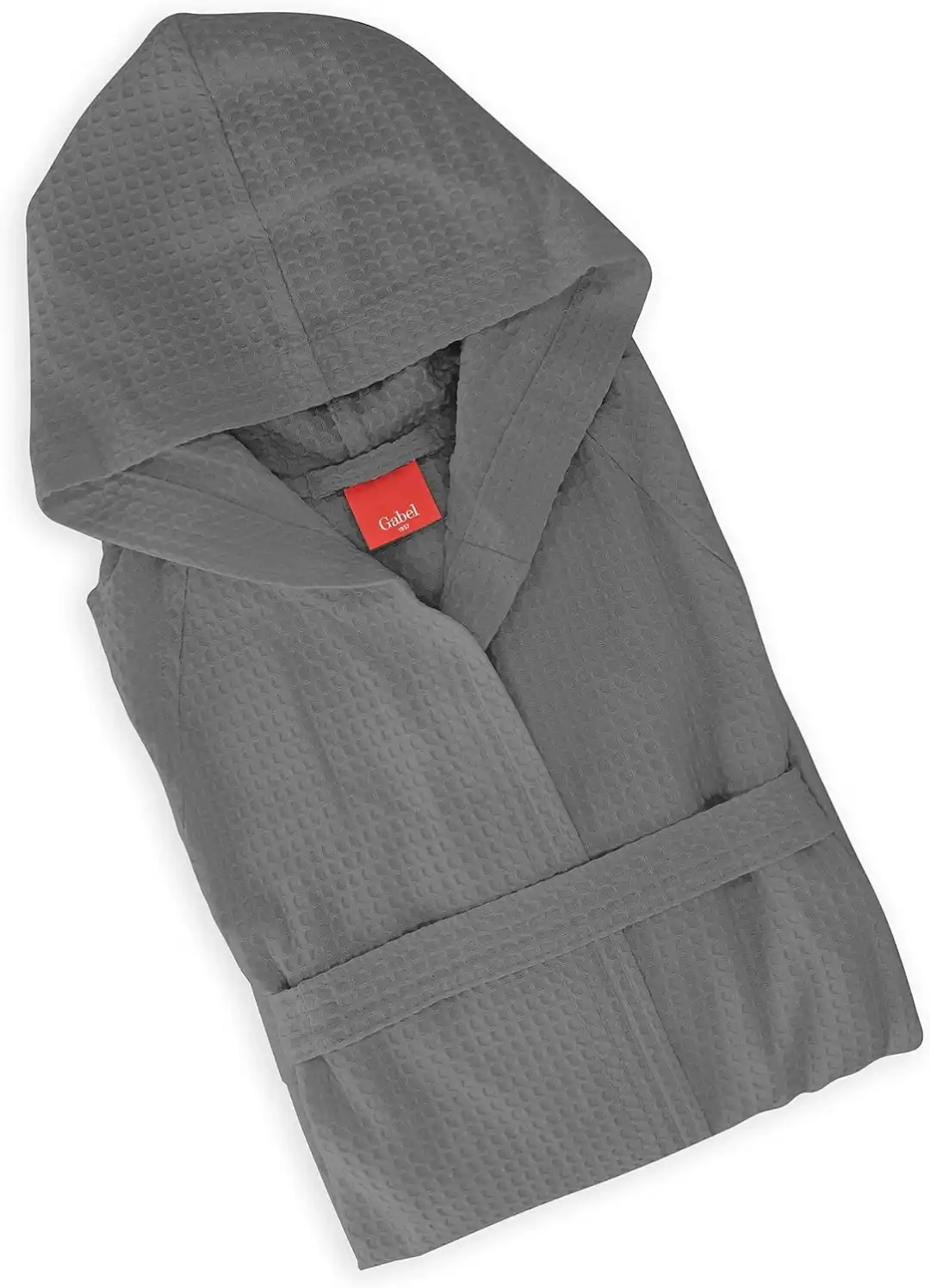 Gabel Golf Accappatoio con Cappuccio, Cotone, Grigio Scuro, XXL
