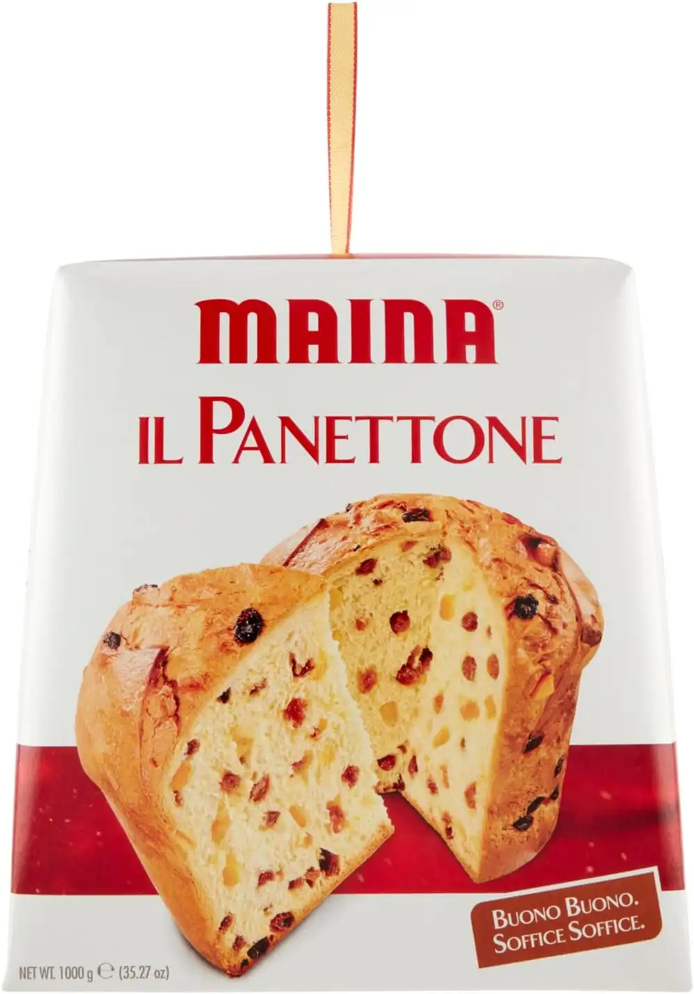 Panettone Classico Maina 1 Kg Con Canditi e Uvetta Dolce Natale
