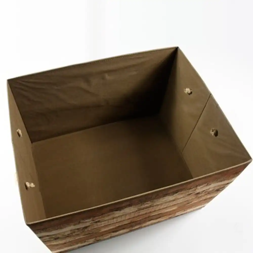 Scatola Contenitore 23x23x23cm Baule Salvaspazio Libri Giochi Biancheria