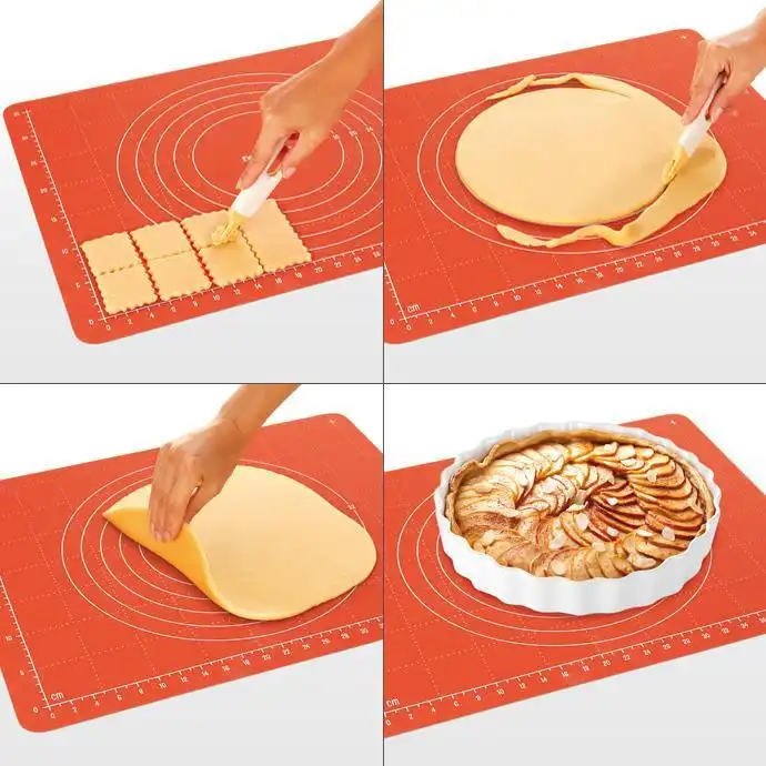Tescoma Stendipasta Delicia Graduato in Silicone Per Impasti Con Clip 60x50 cm