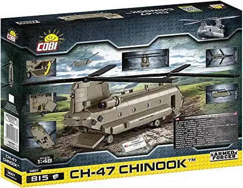 Cobi Costruzioni Militari Elicottero Boeing CH-47 Chinook 815 pezzi Scala 1:48