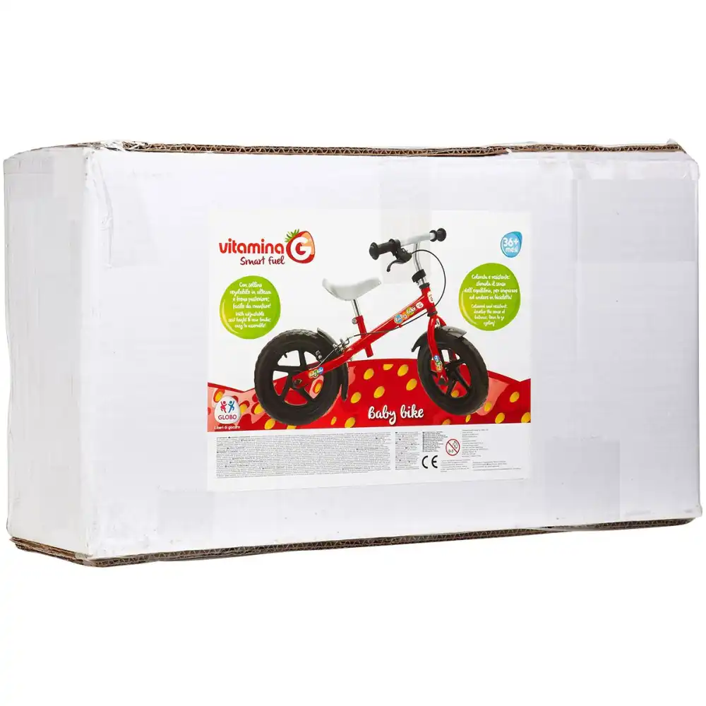 Bici Bicicletta in Metallo Senza Pedali Con Freno Posteriore Baby Bike Anni 3+