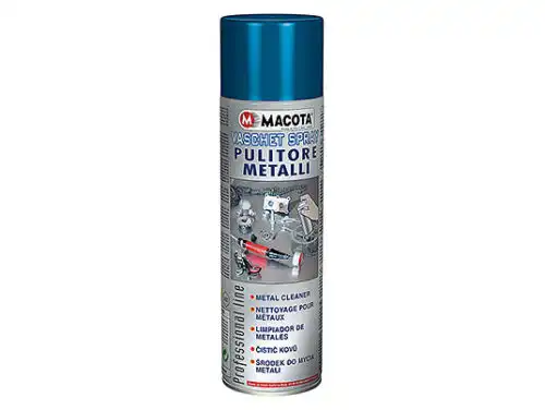 MACOTA Vaschet Spray Pulitore Per Metalli Rimuove Gli Oli Ed I Residui Inodore