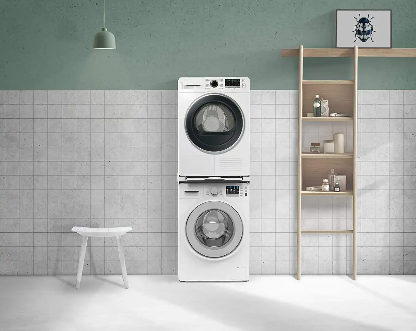 Meliconi Kit di Sovrapposizione Universale Base Torre Pro con Ripiano Estraibile