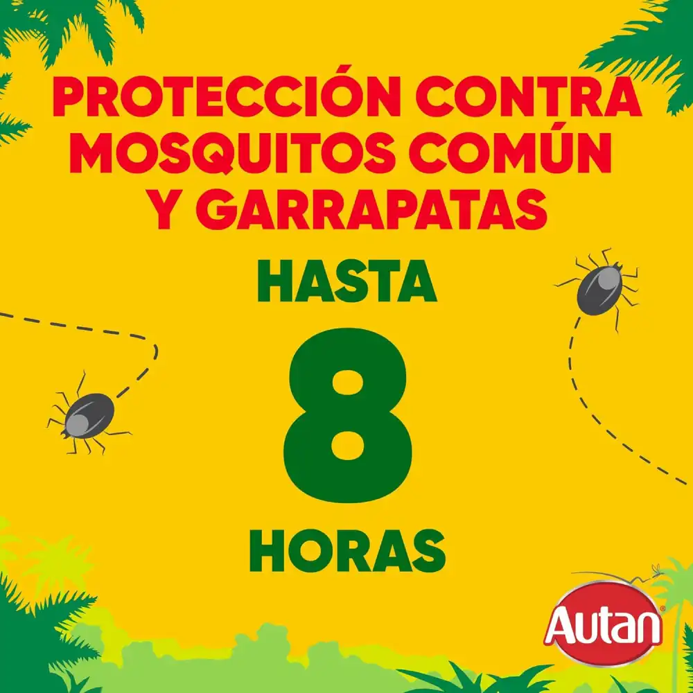 Autan Tropical Spray Secco 100ml – Repellente Zanzare Comuni, Tigre e Tropicali