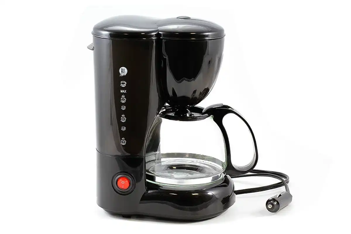 Macchina Da Per Caffe' Portatile 6 Tazze Per Auto Camion Camper 24V 250W Suv