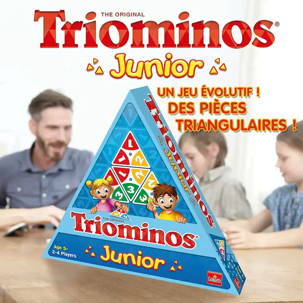Triominos Junior Gioco da Tavolo Classico per Bambini Domino con Strategia 5+