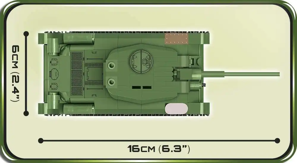 Costruzioni Cobi Carroarmato Corazzato Militare T-34-85 273 pz Eta' 6+ Gioco