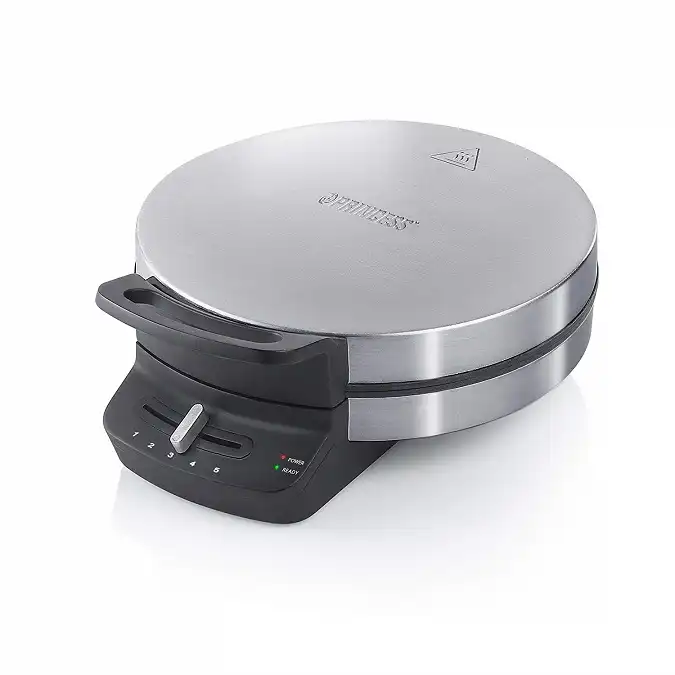 Macchina Per Cialde a Cuore Piastra Waffle in Acciaio Inox Waffel Wafer 750W