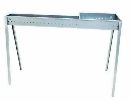 Cuoci Arrosticini con Barbecue a Carbone 120 cm Milano Grill in Acciaio Inox
