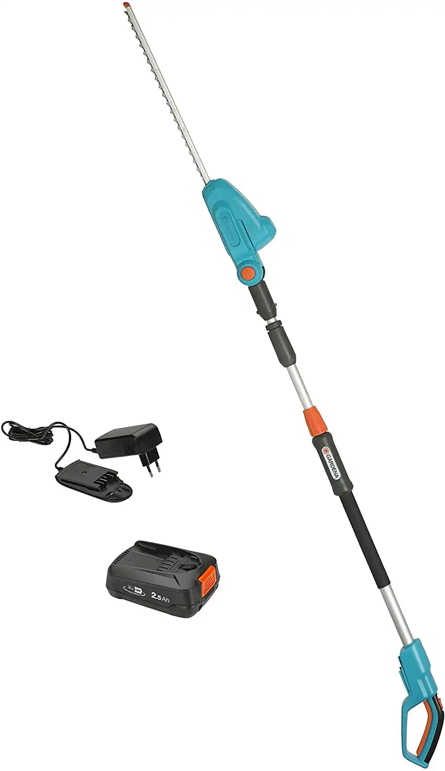 Gardena Tagliasiepi Telescopico a batteria THS 42/18V P4A Pronto Uso fino a 3mt