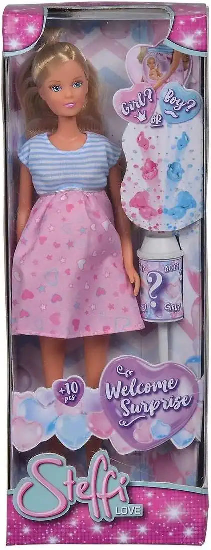 Simba Steffi Love Welcome Surprise Fashion Doll in Dolce Attesa Bambola Eta' 3+