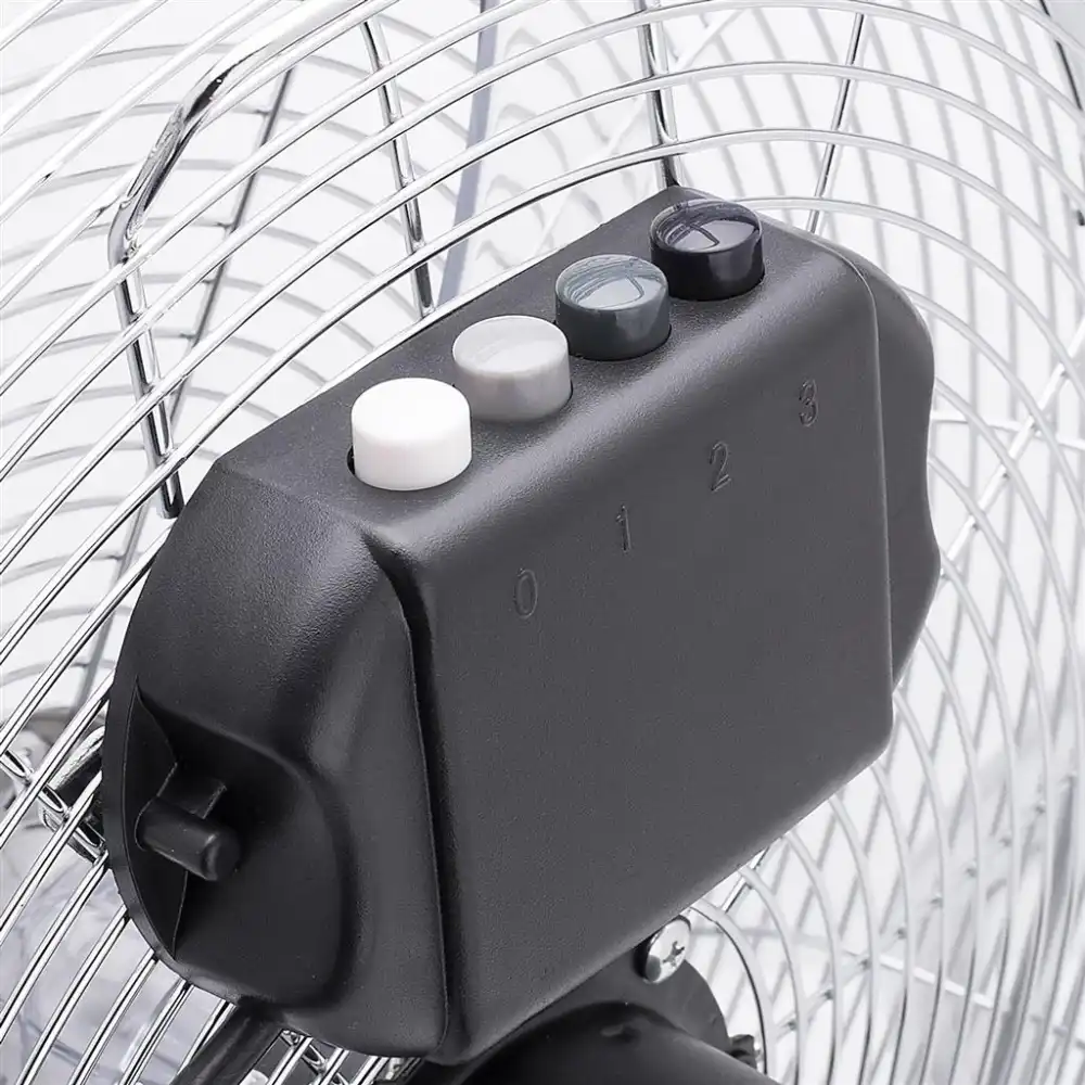 Ventilatore a Piantana in Metallo 100W con 3 Velocita' 5 Pale Diametro 46cm