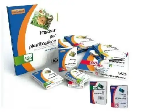 Pouches fogli film plastificatrice formato a3 80 micron cf 100 pz